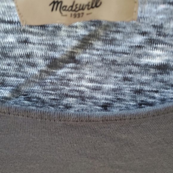 Madewell Blue Babydoll Sz. M Top - Picture 4 of 10